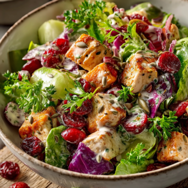 Apple Cranberry Chicken Salad