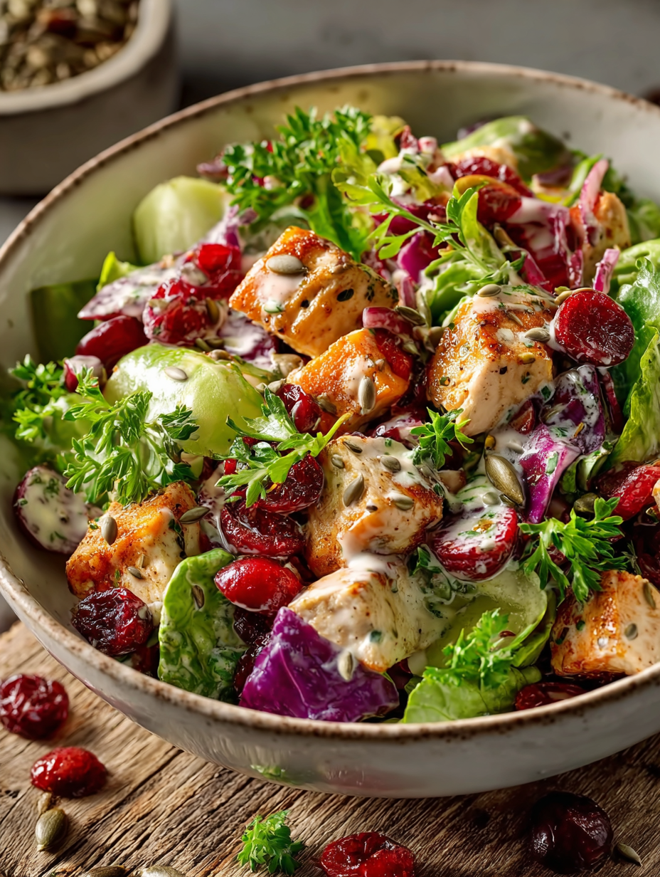 Easy Apple Cranberry Chicken Salad – Ready in 30 Min