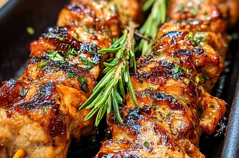 Bang Bang Chicken Skewers