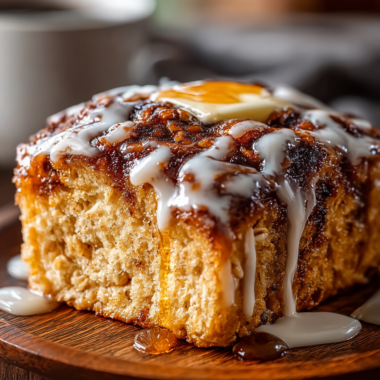 Cinnamon Roll Baked Oatmeal