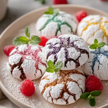 Delightful Springtime Crinkle Cookies for Sweet Moments