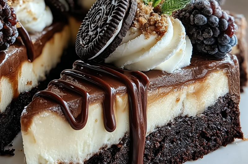 Irresistible Oreo Fudge Brownie Pizza