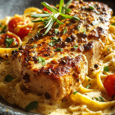 One Pot Spicy Cajun Chicken Alfredo Skillet