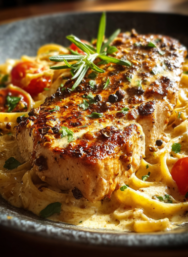 One Pot Spicy Cajun Chicken Alfredo Skillet