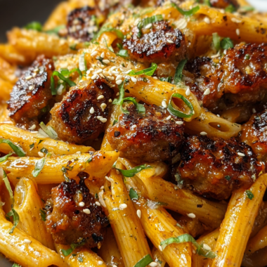 Sweet Smoky Bbq Garlic Butter Sausage Penne