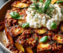 Easy Zucchini & Ground Turkey Skillet With Ricotta Recipe…